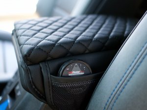 Ford Bronco Armrest Cover - EcoLeather - w/ side storage pockets Ford Bronco Armrest Cover - EcoLeather - w/ side storage pockets